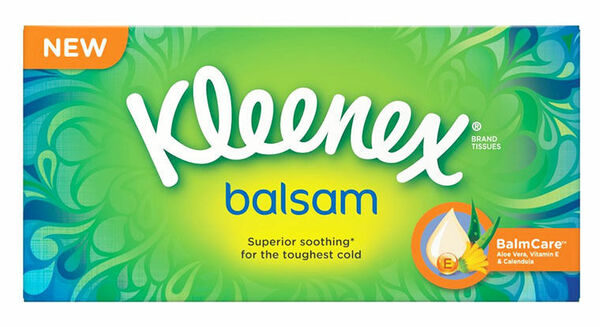 Kapesník papírový KLEENEX Balsam Box 72ks porovnat ceny