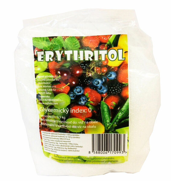 Najtelo  Eryhtritol ovocný cukr 500g porovnat ceny