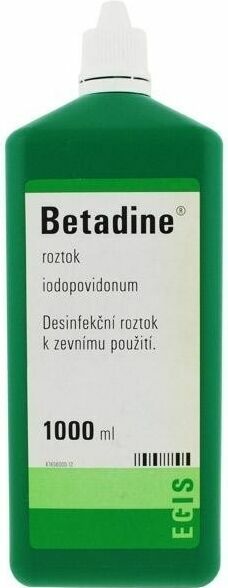 Betadine tekutina 1000ml (H) zelený porovnat ceny