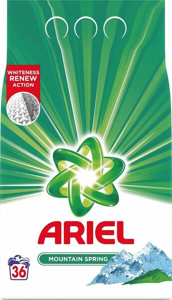 Ariel prací prášek Mountain Spring (36 pracích dávek) 2,75kg porovnat ceny