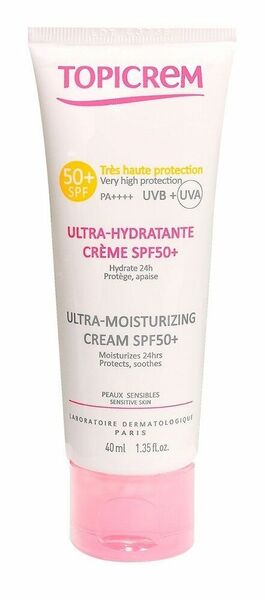Topicrem Ultra-hydr.krém obličej a tělo SPF50 40ml porovnat ceny