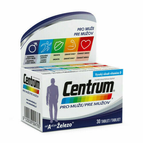 Multivitamin Centrum pro muže 30tbl porovnat ceny
