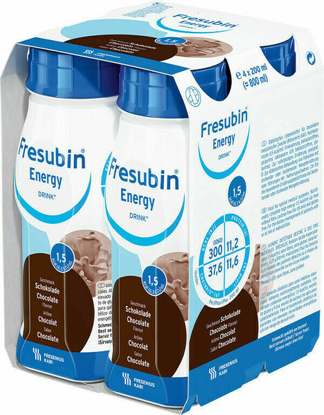 Fresubin  resubin Energy drink perorální roztok 4x200ml Čokoláda porovnat ceny