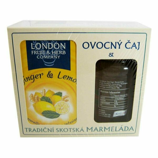 Citrón se zázvorem čaj 20x2g n.s. + zázvařeninový džem 340g porovnat ceny