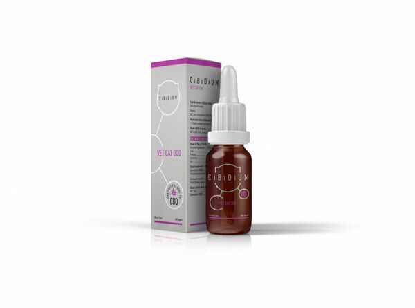 CiBiDiUM® VET CAT 300 kapky s obsahem CBD porovnat ceny