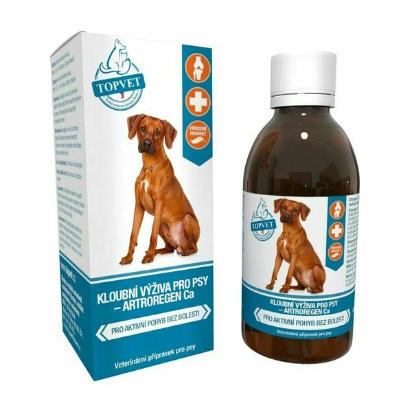 Topvet For Pets Kloubní výživa Artroregen Ca sirup pro psy 200 ml porovnat ceny