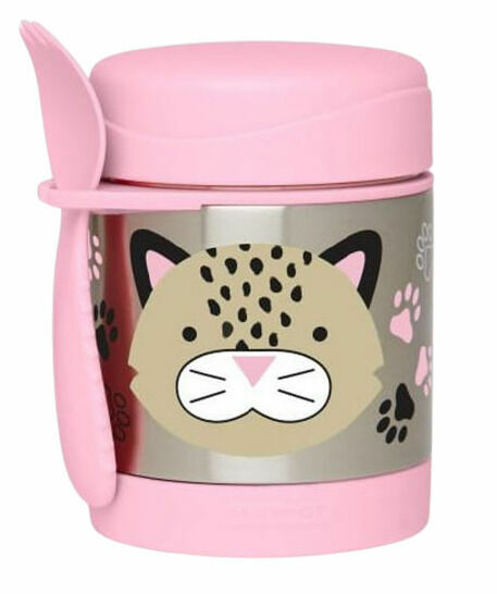 Skip Hop Zoo Termoska na jídlo se lžičko/vidličkou Leopard 325ml, 12m+ porovnat ceny