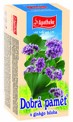 Apotheke Pro dobrou paměť s ginkgo bil.čaj 20x1.5g porovnat ceny