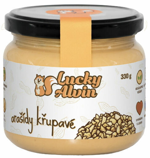 Lucky Alvin Arašídové máslo Křupavé 330g porovnat ceny