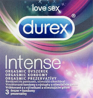 Durex Intense Orgasmic kondomy 3ks porovnat ceny