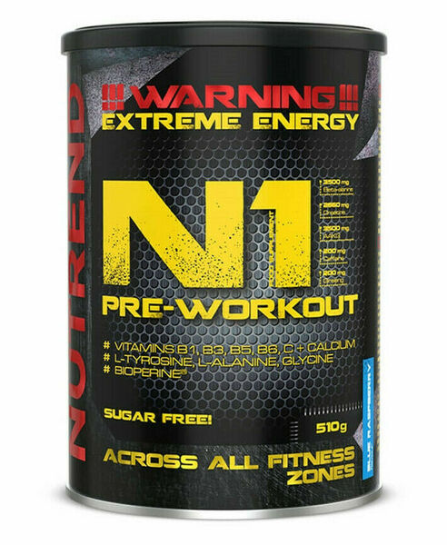 Nutrend N1 Pre-Workout modrá malina 510g porovnat ceny