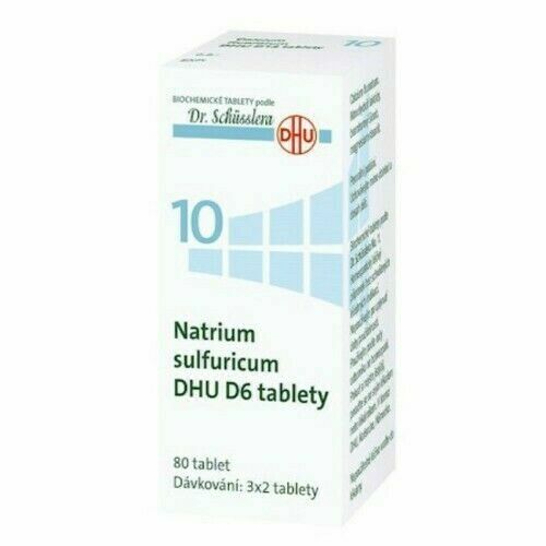 No.10 Natrium sulfuricum DHU D6 80 tablet porovnat ceny