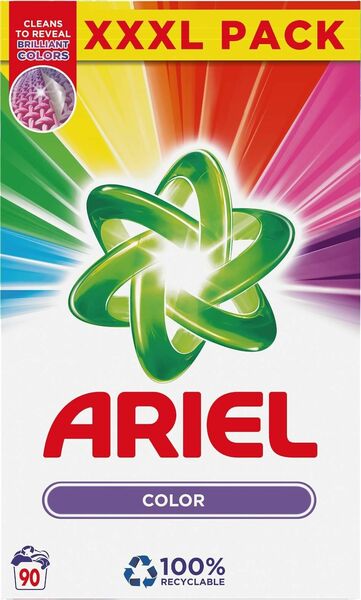 Ariel prací prášek Color (90 pracích dávek) 6,75kg porovnat ceny