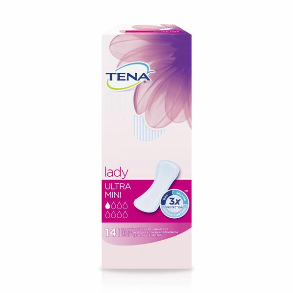 TENA Lady ultra mini slipové vložky 1 kapka 14 kusů porovnat ceny