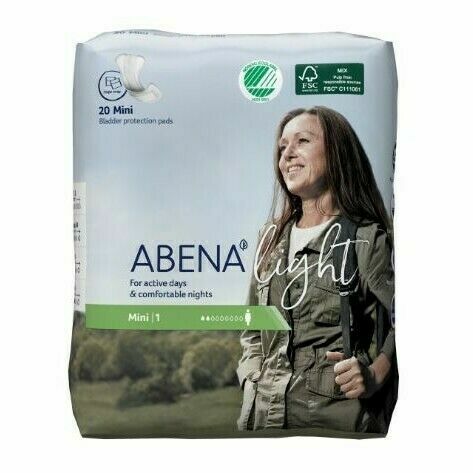 ABENA LIGHT MINI 1 VLOŽKY ABSORPČNÍ, 180ML, 20KS porovnat ceny