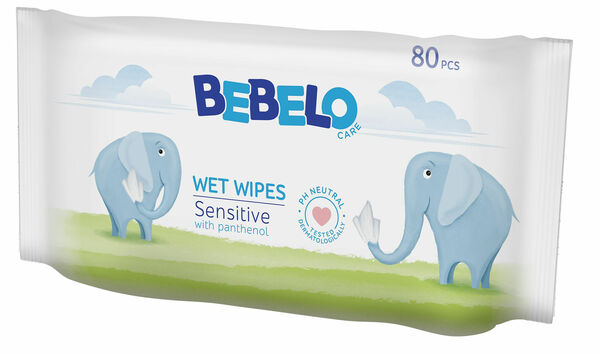 BEBELO Wet wipes vlhčené ubrousky 80 ks porovnat ceny