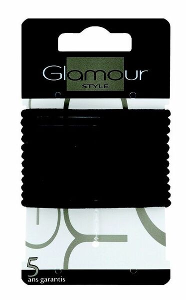Inter-Vion Glamour style Elastické černé gumičky na vlasy 12ks porovnat ceny