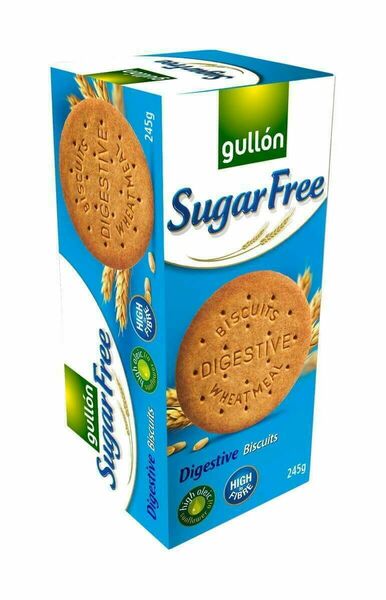 Gullón Celozrnné sušenky bez cukru, se sladidly Digestive 245g porovnat ceny
