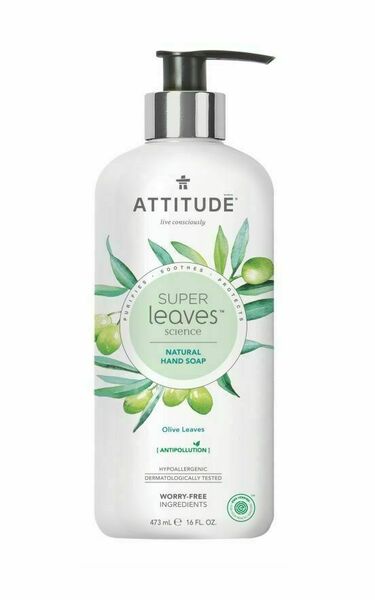 ATTITUDE Super leaves Přírodní mýdlo na ruce olivové listy 473 ml porovnat ceny