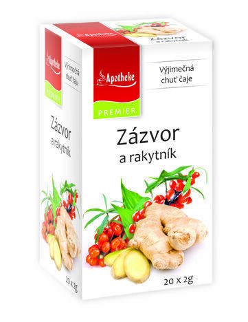 Apotheke Zázvor a rakytník - s přebalem 20x2g porovnat ceny