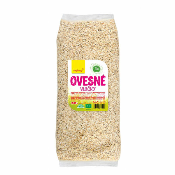 WOLFBERRY Ovesné vločky jemné 1000 g BIO porovnat ceny