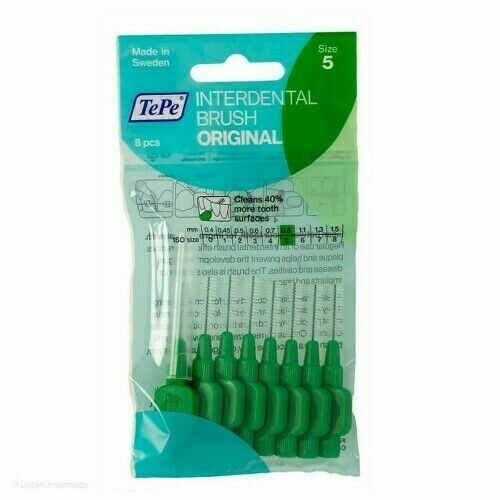 TePe mezizub.kartáčky zelené 0.8mm 8ks sáček porovnat ceny