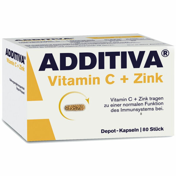 ADDITIVA Vitamin C + Zinek 80 kapslí porovnat ceny