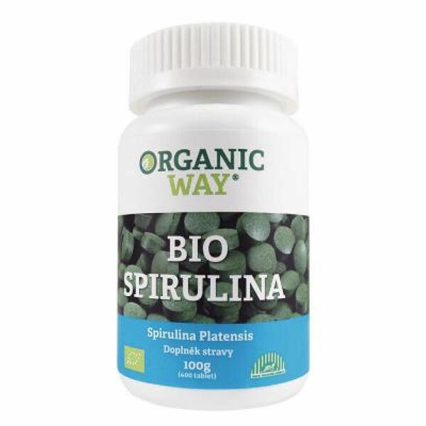 ORGANIC WAY BIO Spirulina 400 tablet porovnat ceny