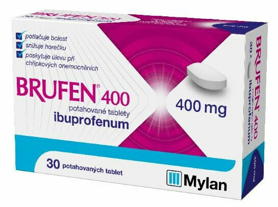 Brufen 400mg 30 potahovaných tablet porovnat ceny