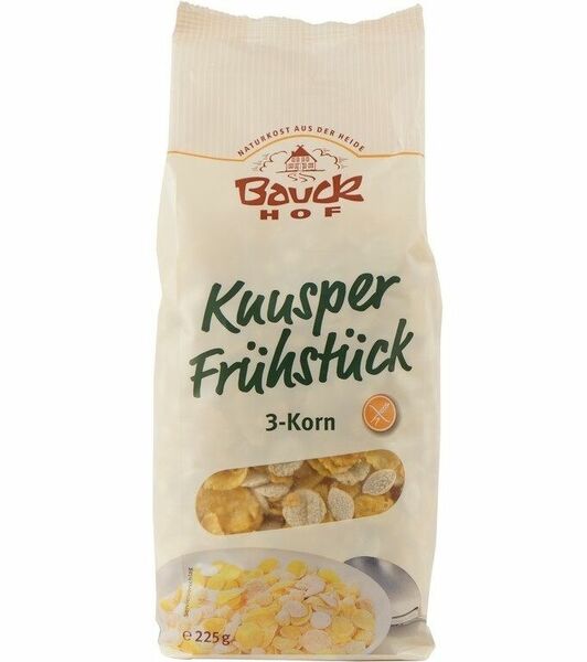 Bauck hof  Bezlepkové 3ZRNNÉ MÜSLI 225g porovnat ceny