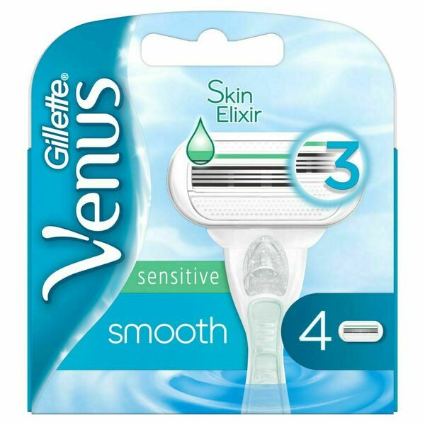 Gillette Venus Sensitive Smooth Náhradní hlavice k dámskému holicímu strojku 4ks porovnat ceny
