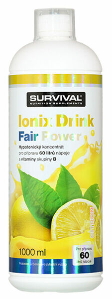 Survival Nutrition Ionix Drink Fair Power citron 1000ml porovnat ceny