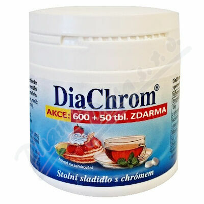 DiaChrom AKCE 600+50 tablet zdarma porovnat ceny