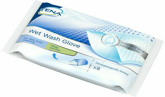 TENA Wet Wash Glove - Vlhčená mycí rukavice 8ks porovnat ceny