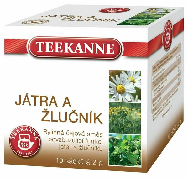 TEEKANNE Játra a žlučník 10x2g porovnat ceny