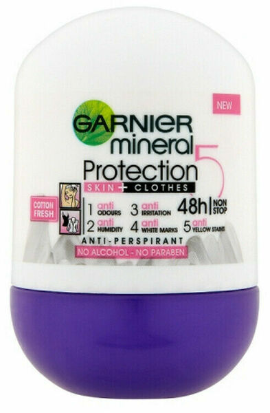 Garnier Protection 5 Cotton Fresh Minerální deodorant 50ml porovnat ceny