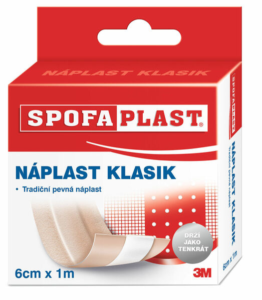 3M Spofaplast Klasik textilní náplast 6cmx1m porovnat ceny