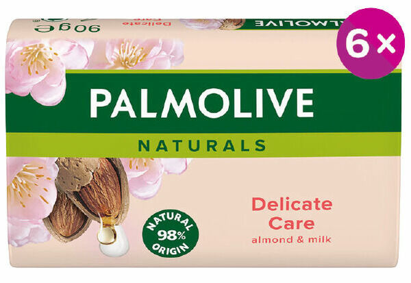 Palmolive mýdlo Naturals Almond 6x90g porovnat ceny