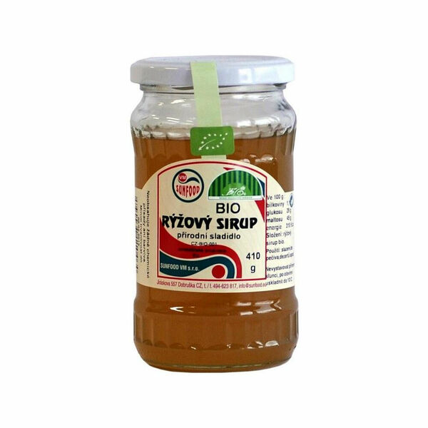 SUNFOOD Rýžový sirup 62 BIO 410 g porovnat ceny