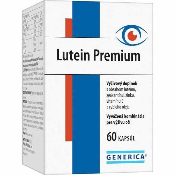 GENERICA Lutein Premium 60 kapslí porovnat ceny