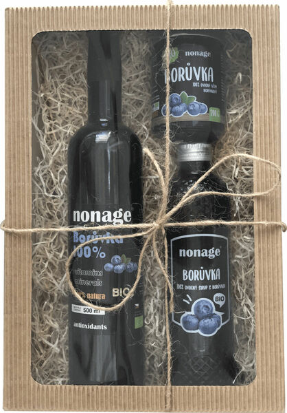 Dárkový set nonage Borůvka BIO porovnat ceny