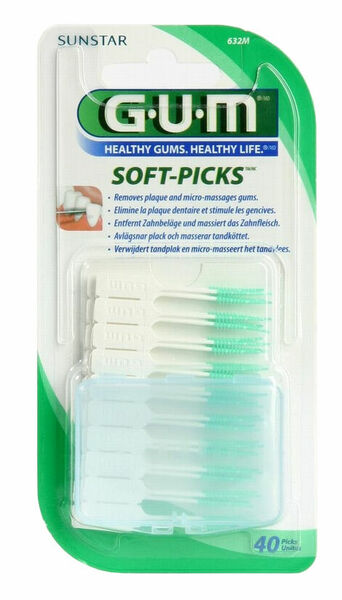 GUM mezizubní kartáčky SoftPicks gumový 40ks porovnat ceny