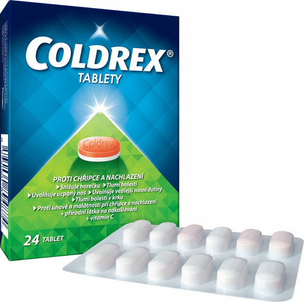 Coldrex proti chřipce a nachlazení 24 tablet porovnat ceny
