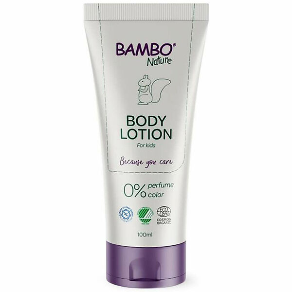 BAMBO Nature Tělové mléko pro děti neparfemované 100 ml porovnat ceny