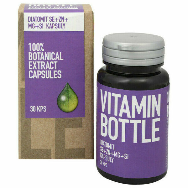 Vitamin Bottle  Vitamin-Bottle DIATOMIT Se + Zn + Mg + Si 30 kapslí porovnat ceny