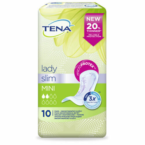 TENA Lady Slim Mini - Inkontinenční vložky (10ks) porovnat ceny