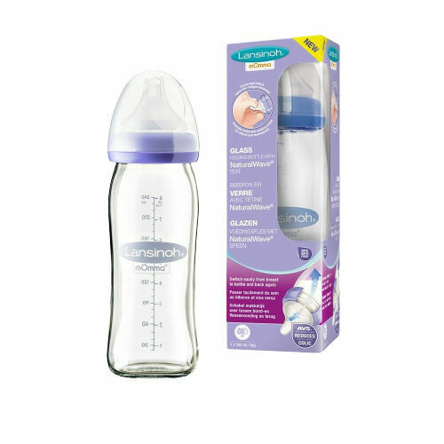 Lansinoh Láhev sklo savička střed.průtok MF 240ml porovnat ceny