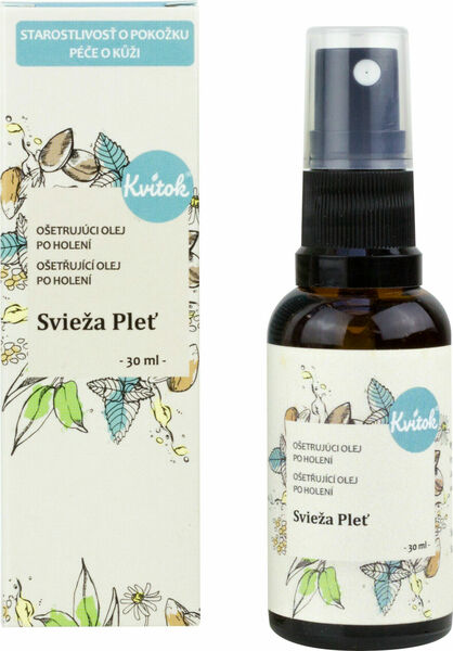 Kvitok Uklidňující olej po holení Svěží pleť 30ml porovnat ceny