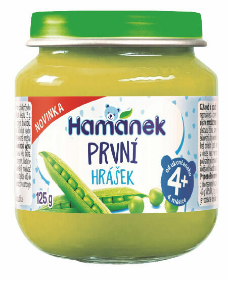 Hamánek Hráškové pyré První hrášek 125g porovnat ceny