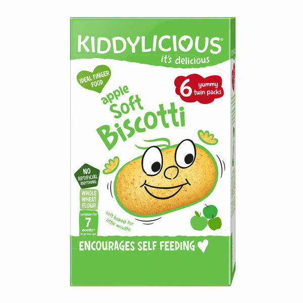 Kiddylicious Sušenky měkké jablečné 120g porovnat ceny